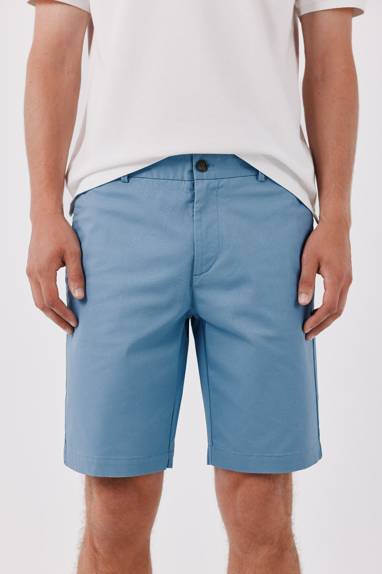 Cortefiel Printed regular Bermuda shorts