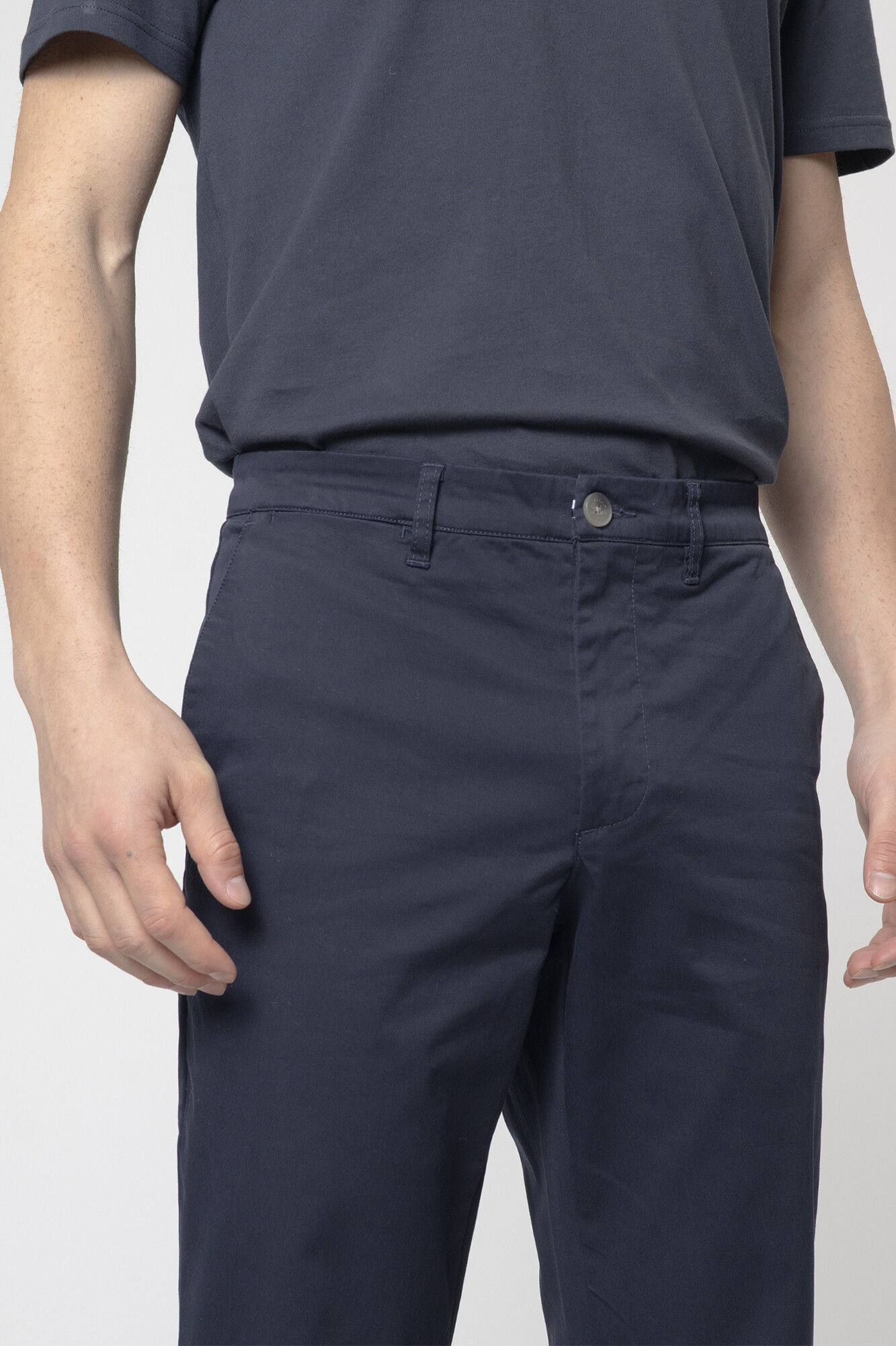 PuroEGO Cotton slim fit chinos
