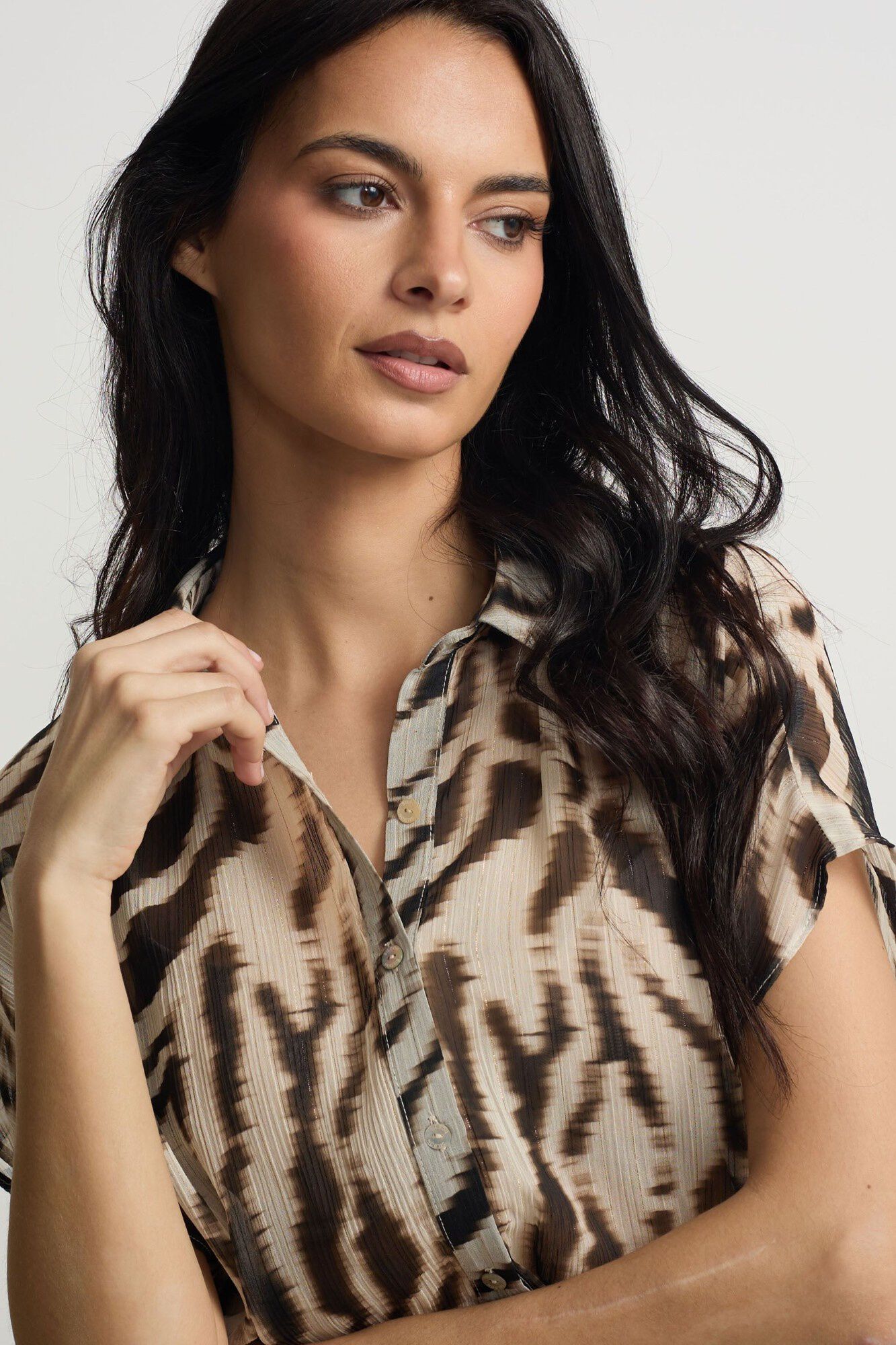 Silbon Blusa estampado animal print