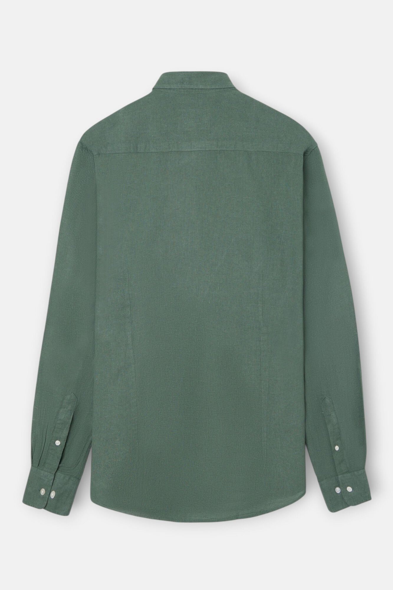 Silbon Camisa sport em linho Verde