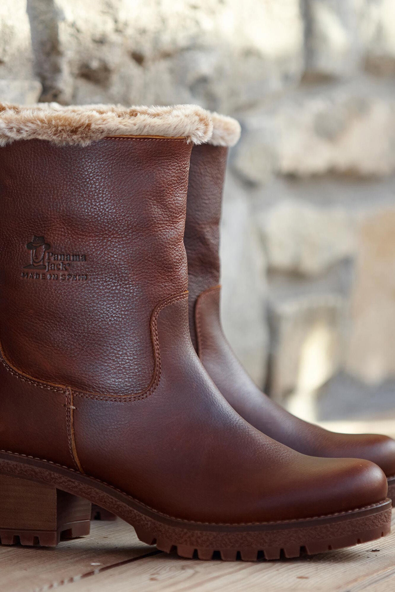 Panama Jack Bota mujer tac&oacute;n