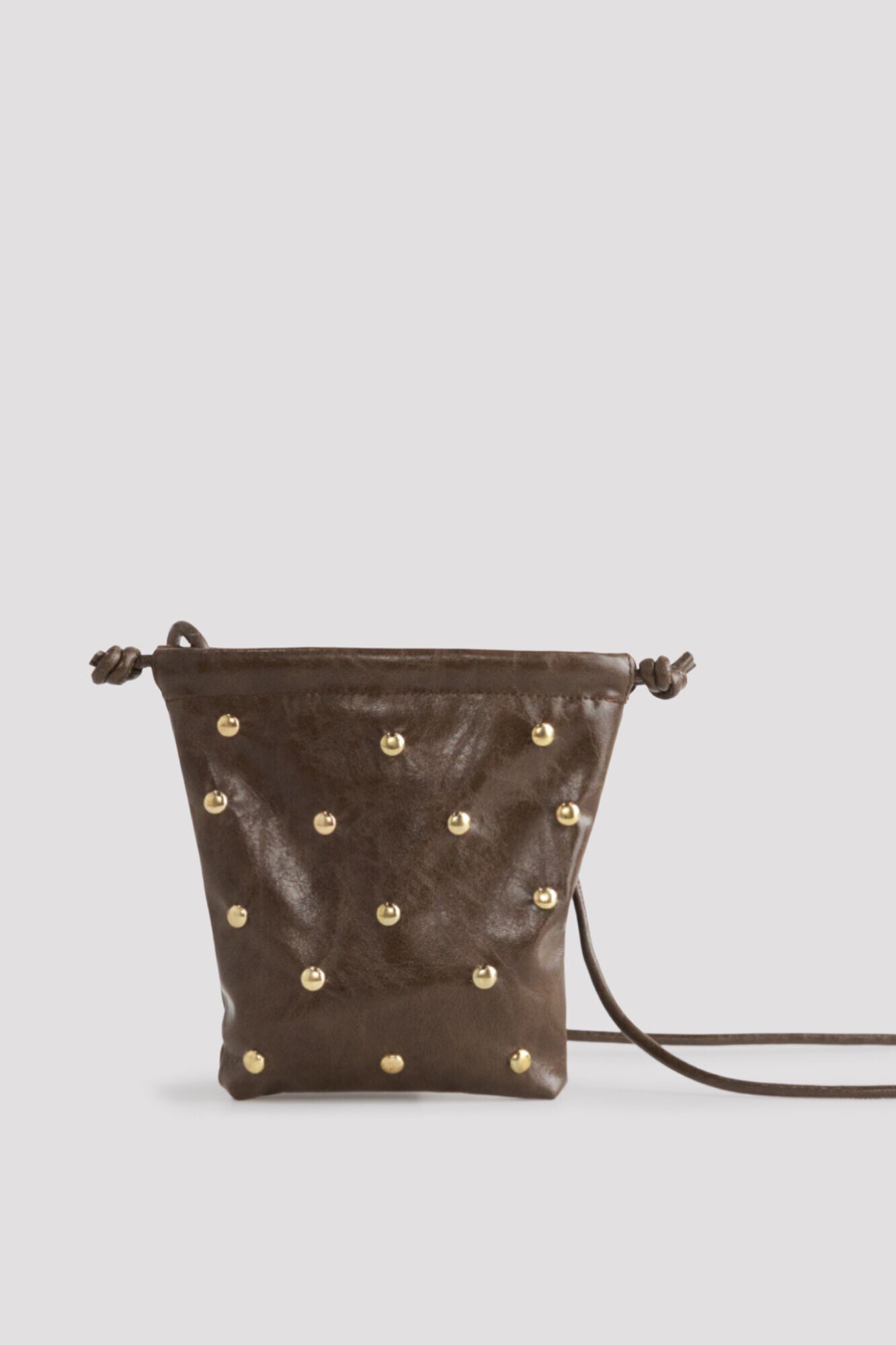 Cortefiel Studded pouch phone holder