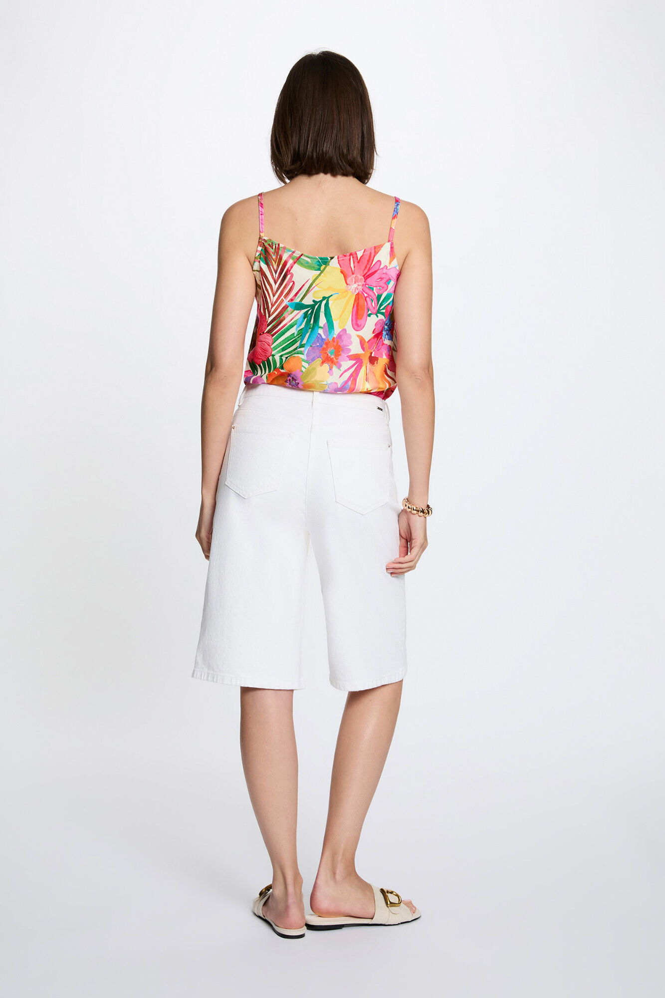 Morgan Top de lingerie estampado floral Multicolorido