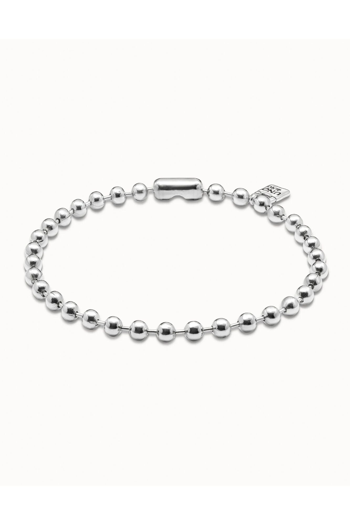 UNOde50 Collar bolas con ba&ntilde;o de plata