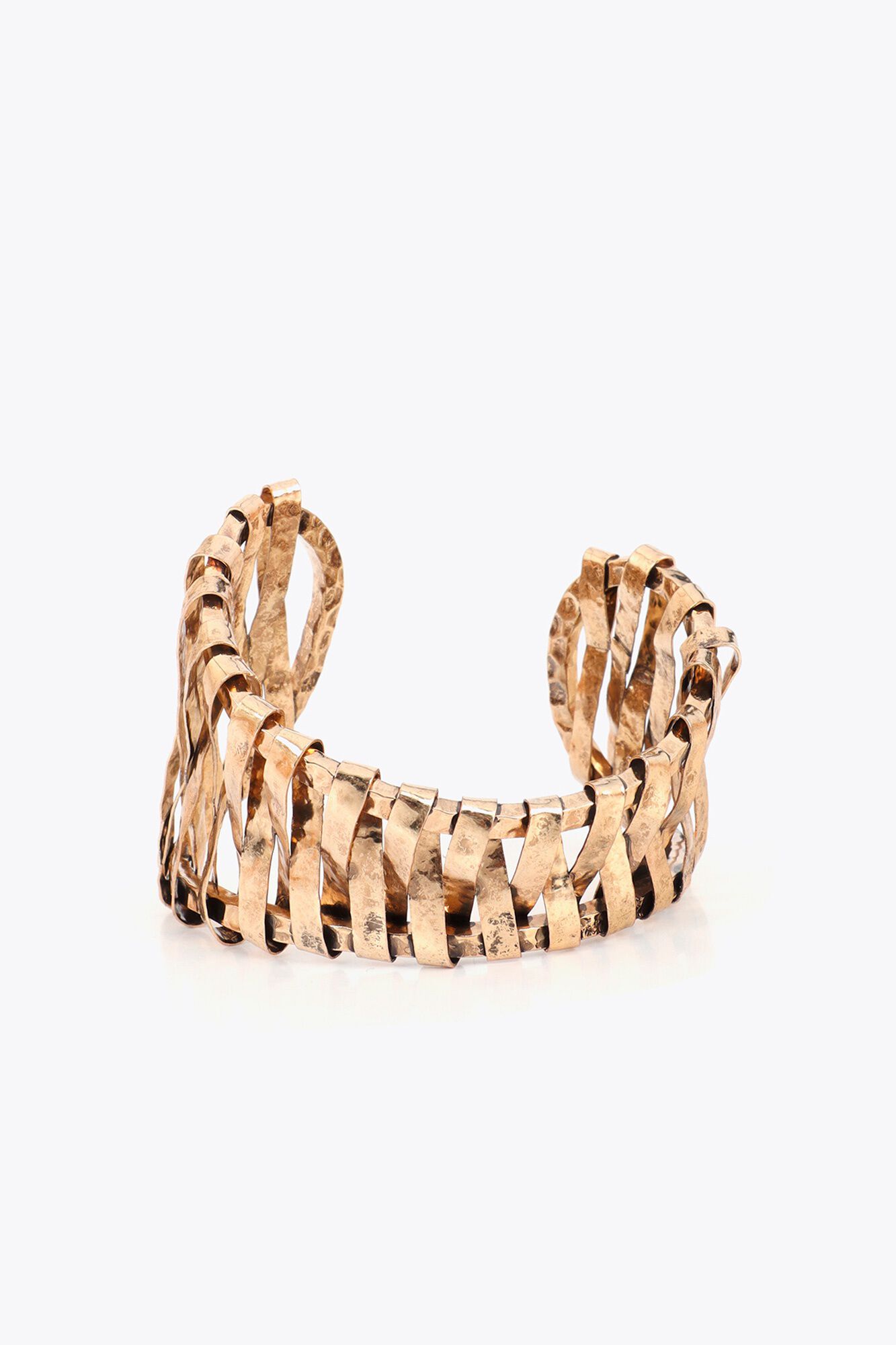 Lola Casademunt Pulseira r&iacute;gida ninho met&aacute;lico Dourado