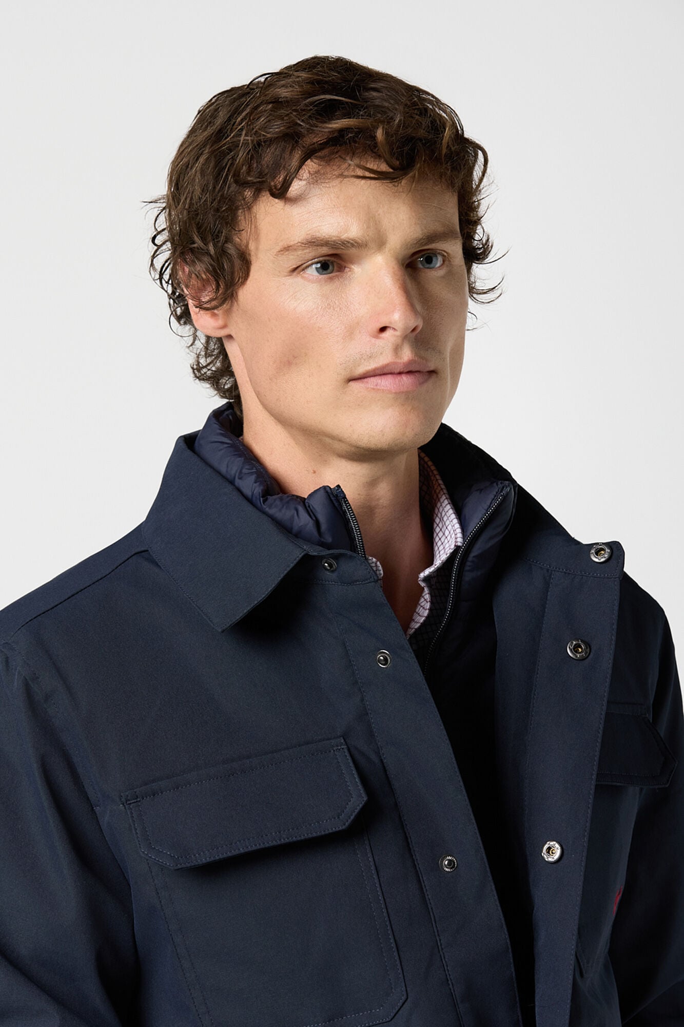 Williot Sobrecamisa T&eacute;cnica con Chaleco Desmontable Azul marino
