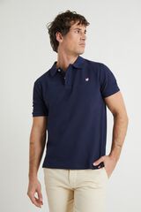 Williot Polo Garment Dyed Azul