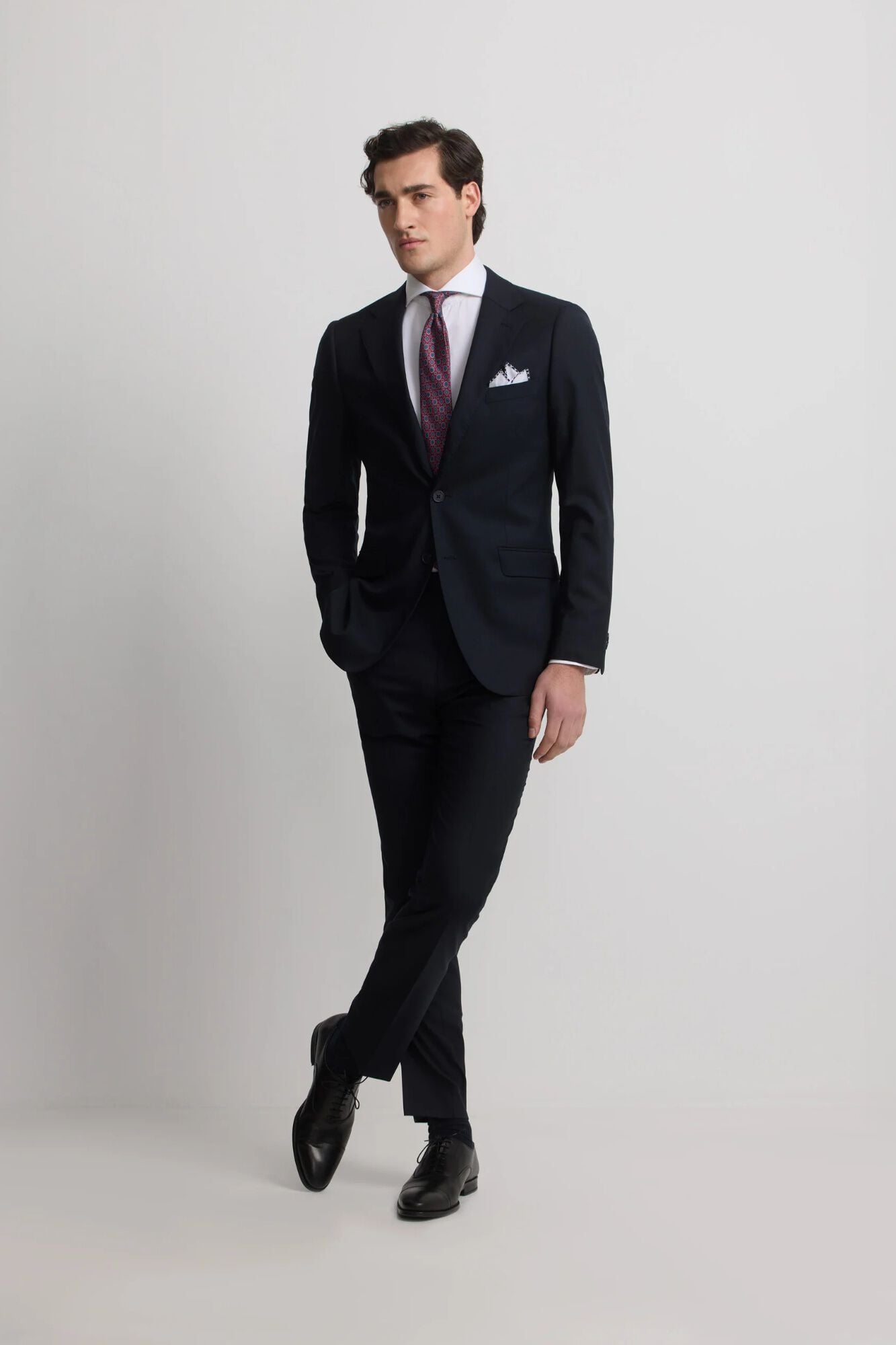 Silbon Blazer de fato natural stretch Azul