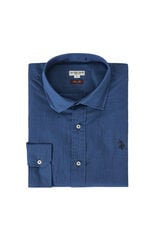 Us Polo Camisa gola francesa Azul