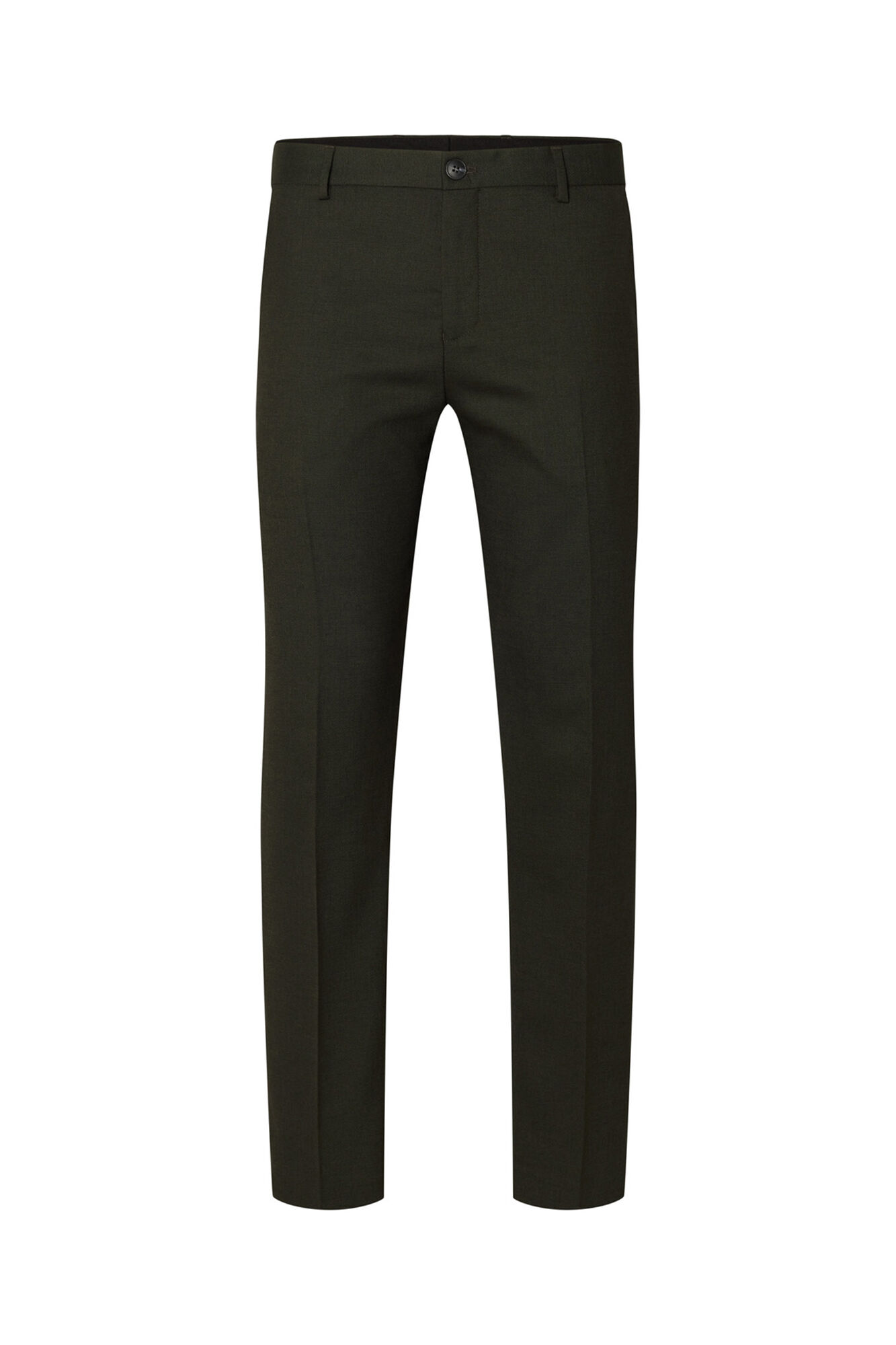 Selected Cal&ccedil;a de terno slim fit Verde