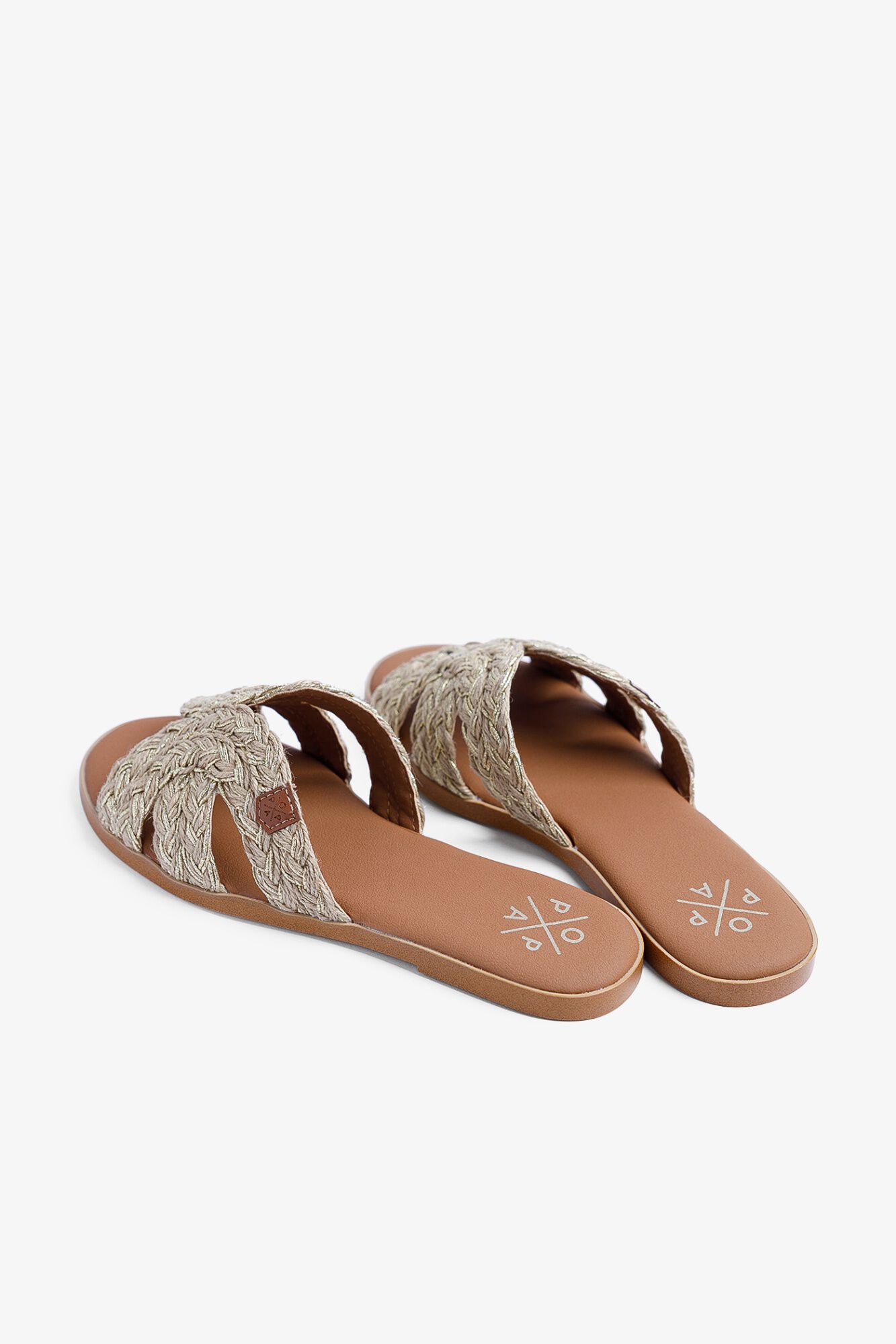 Popa Tufia India flat sandal Brown