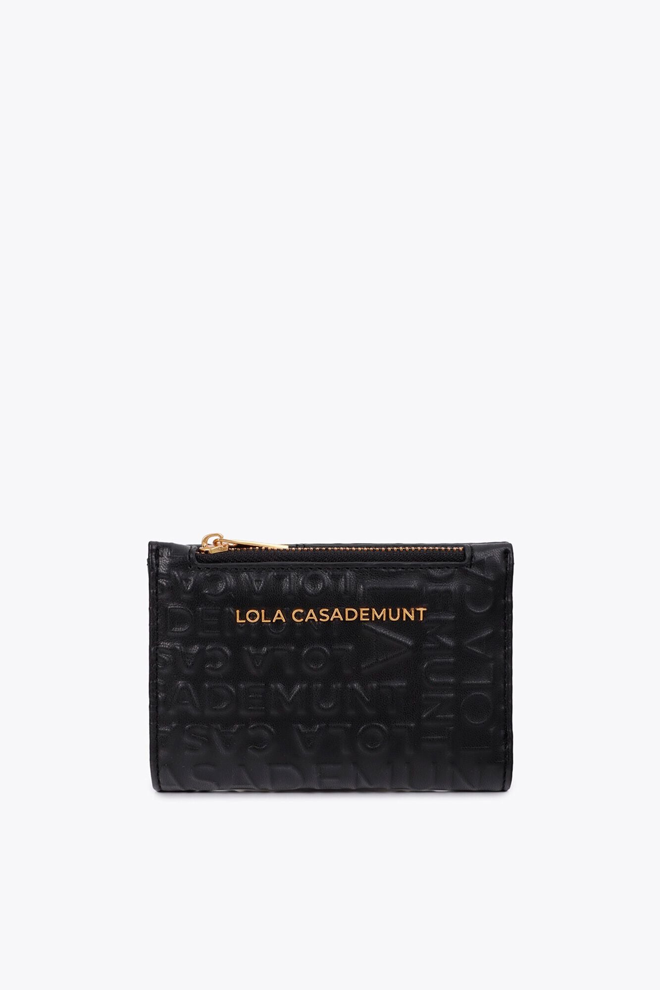 Lola Casademunt Carteira b&aacute;sica monograma Preto