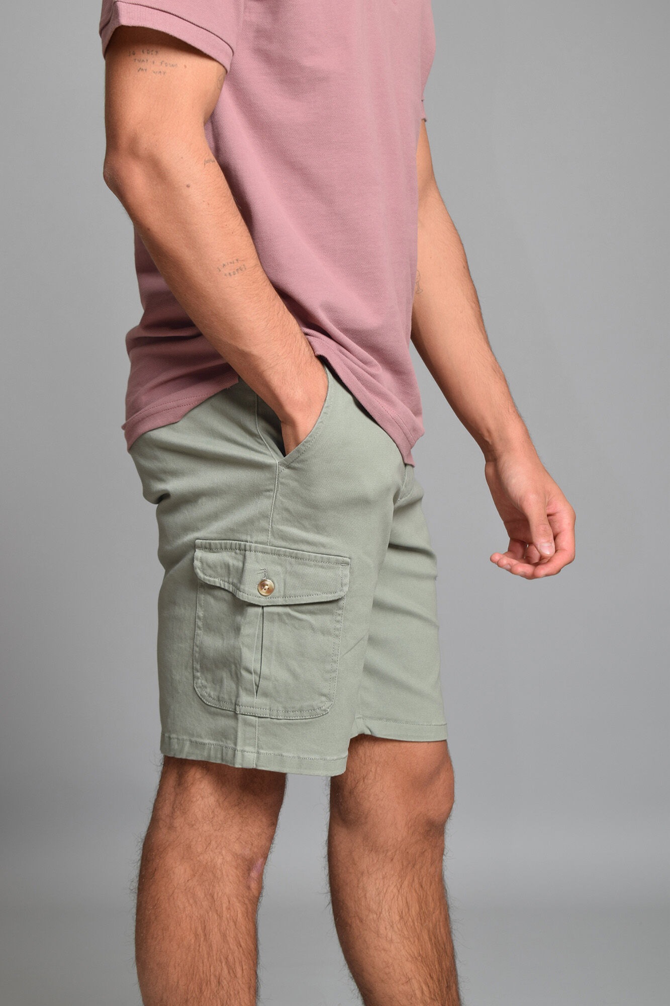 Cloking Bermudas Cargo Verde