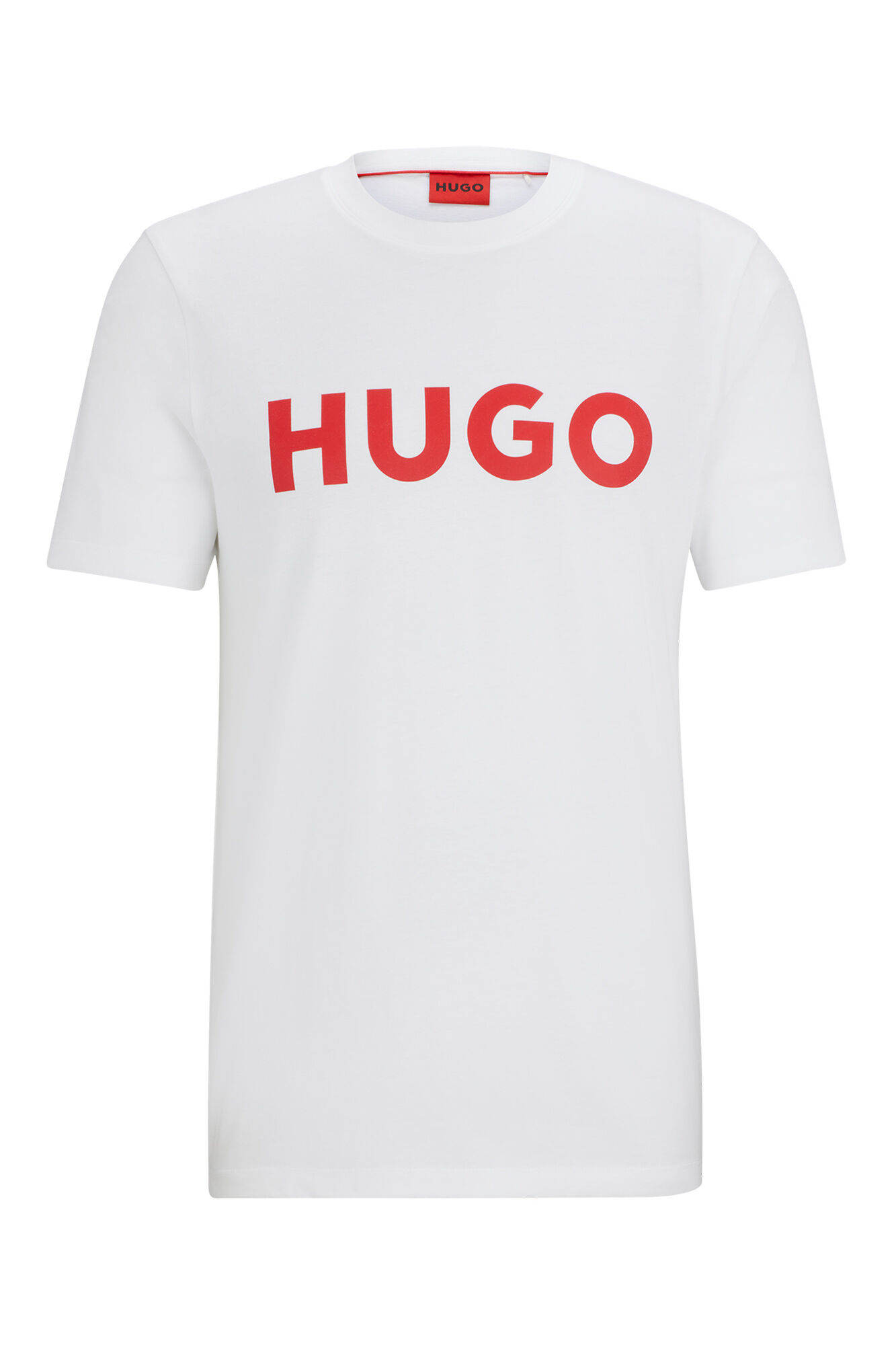 HUGO T-shirt manga curta Branco
