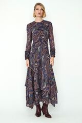 Panambi Vestido estampado Jony Roxo