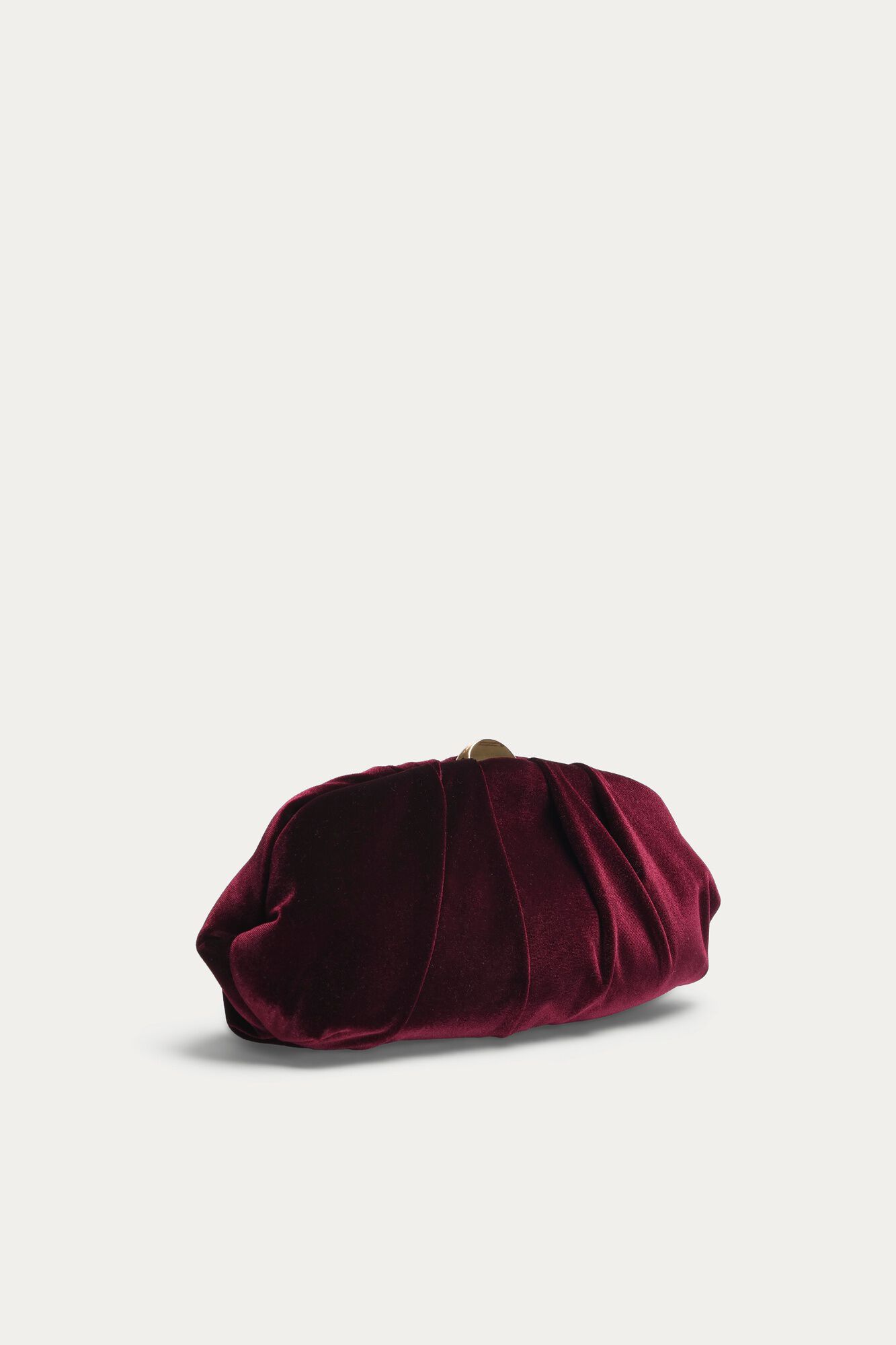Azarey Velvet handbag Maroon