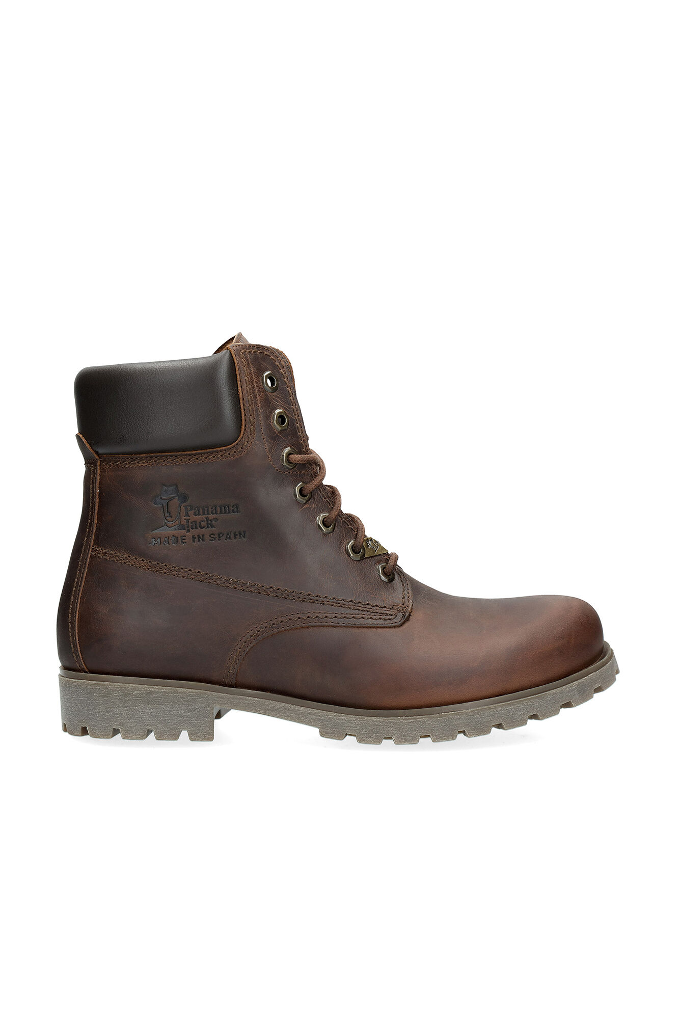 Panama Jack Bota de homem em pele napa Castanho