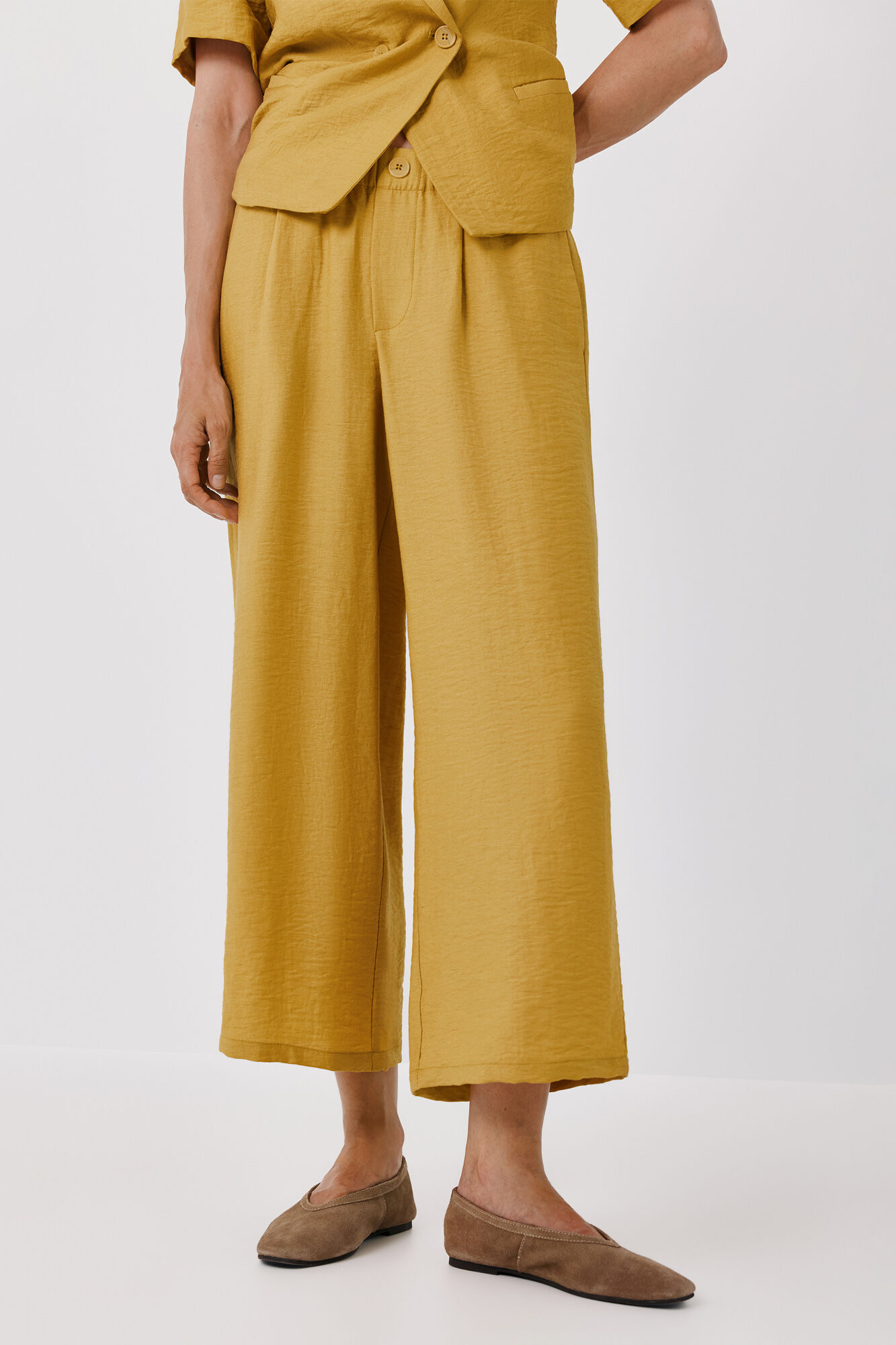 Cortefiel Fluid wide trousers