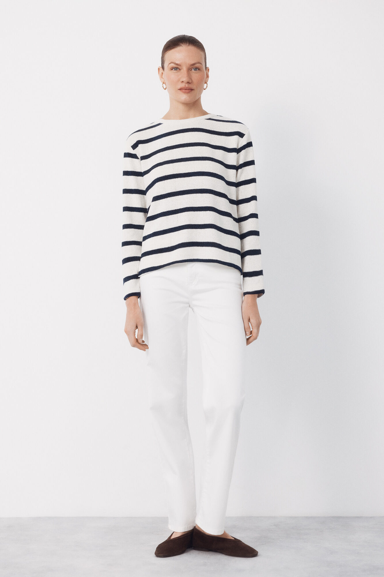Cortefiel Jeans Sensational Recto White