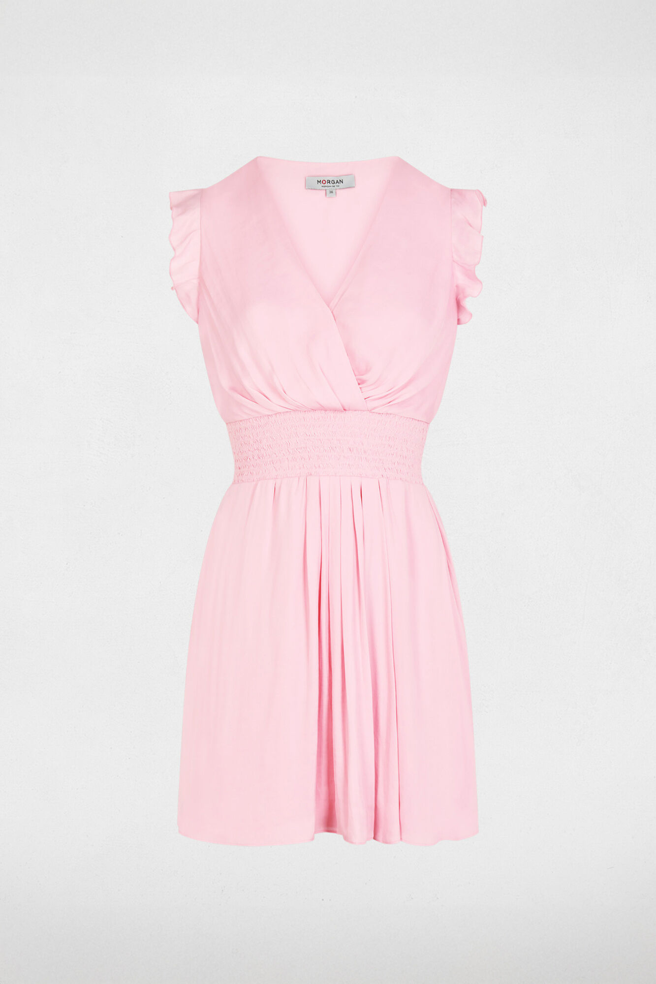 Morgan Vestido curto folgado Subiu