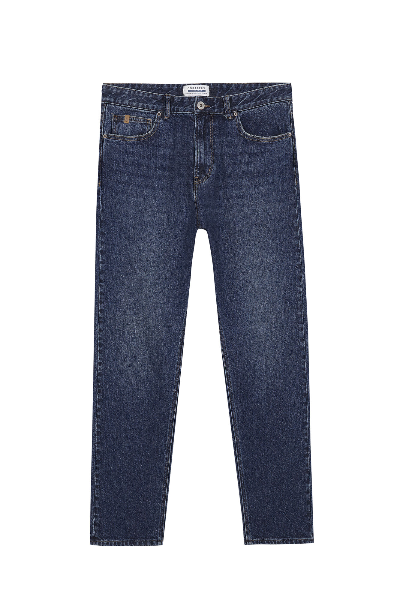 Cortefiel Slim fit jeans Blue