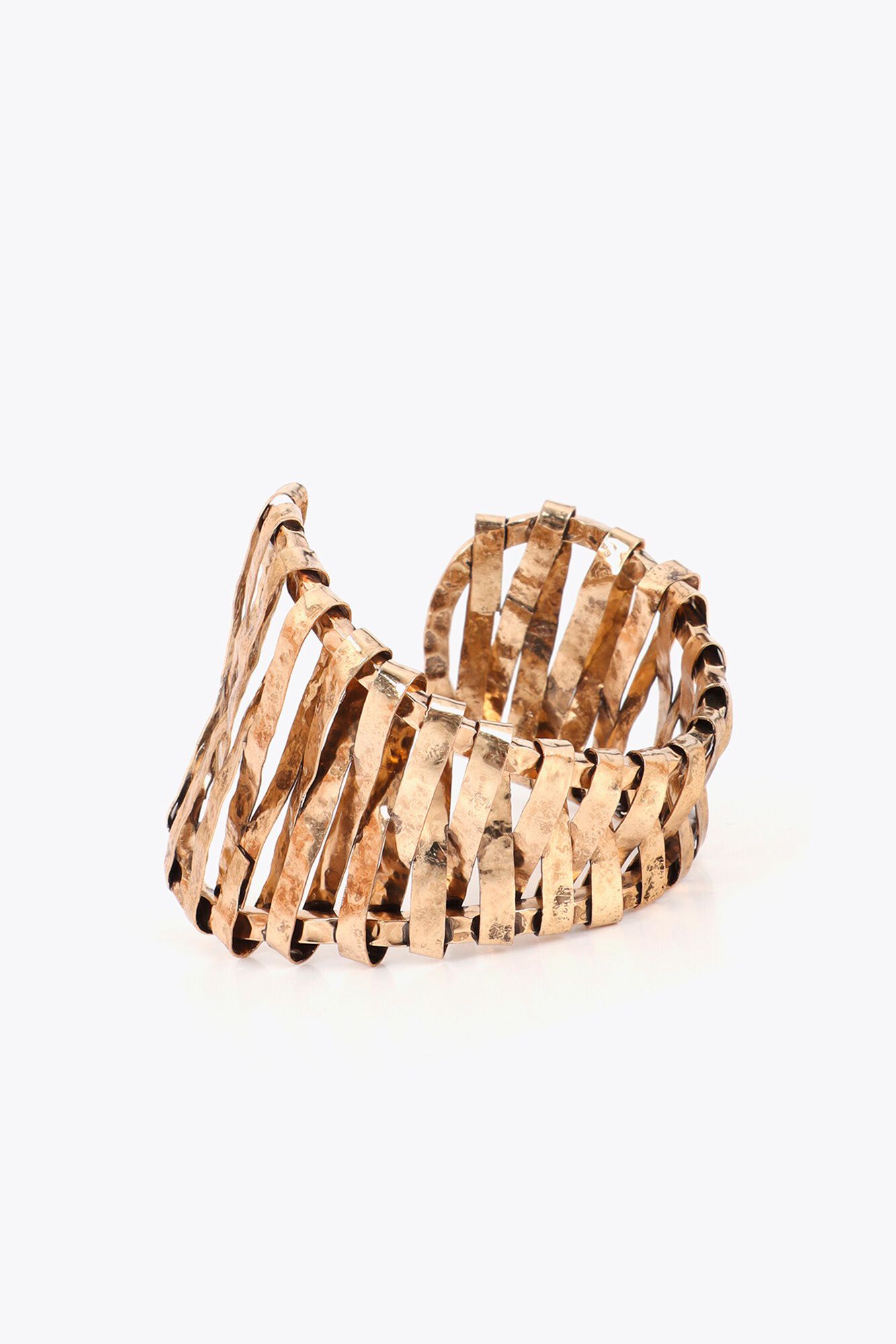 Lola Casademunt Pulseira r&iacute;gida ninho met&aacute;lico Dourado