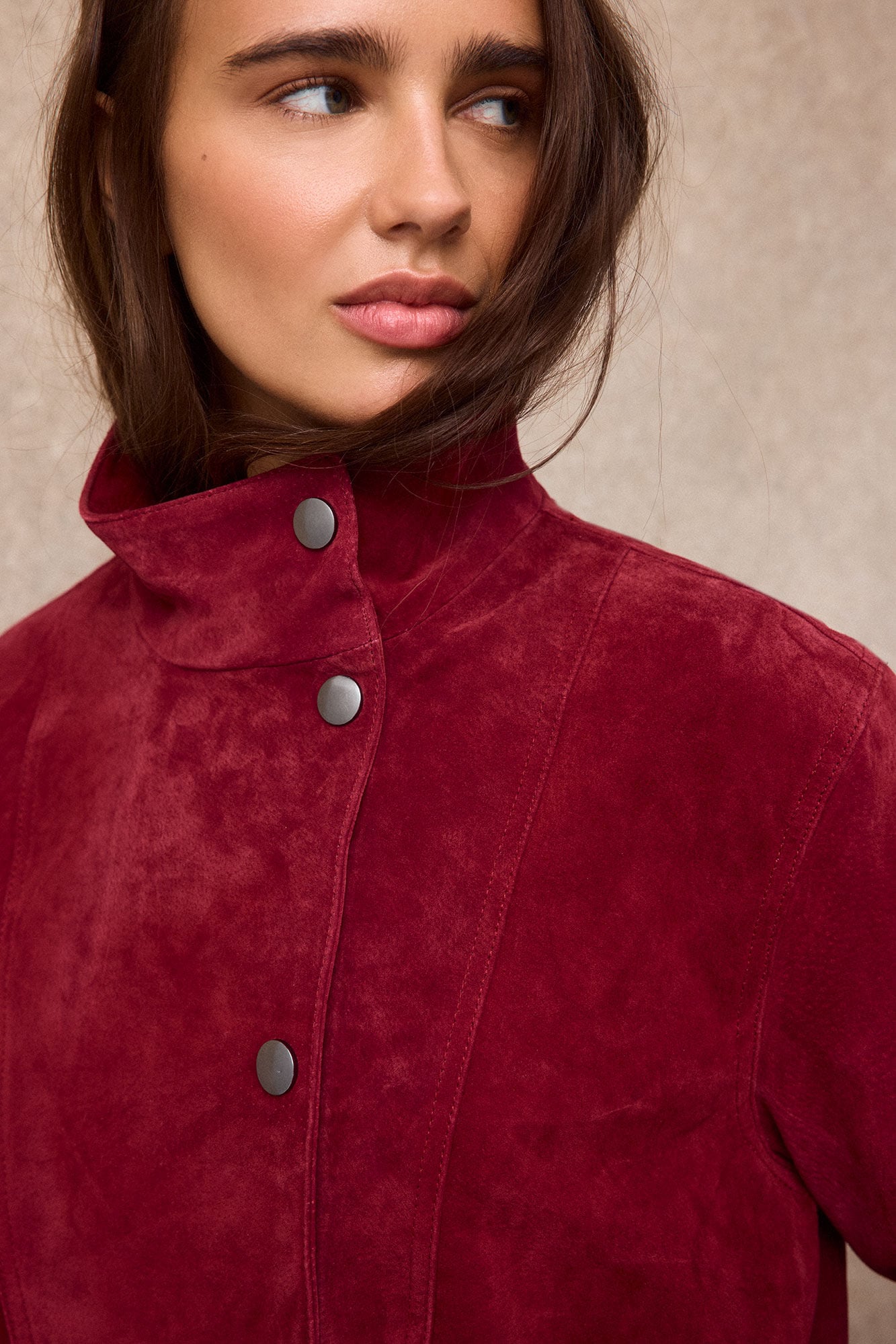 Slowlove Cazadora piel Naranja