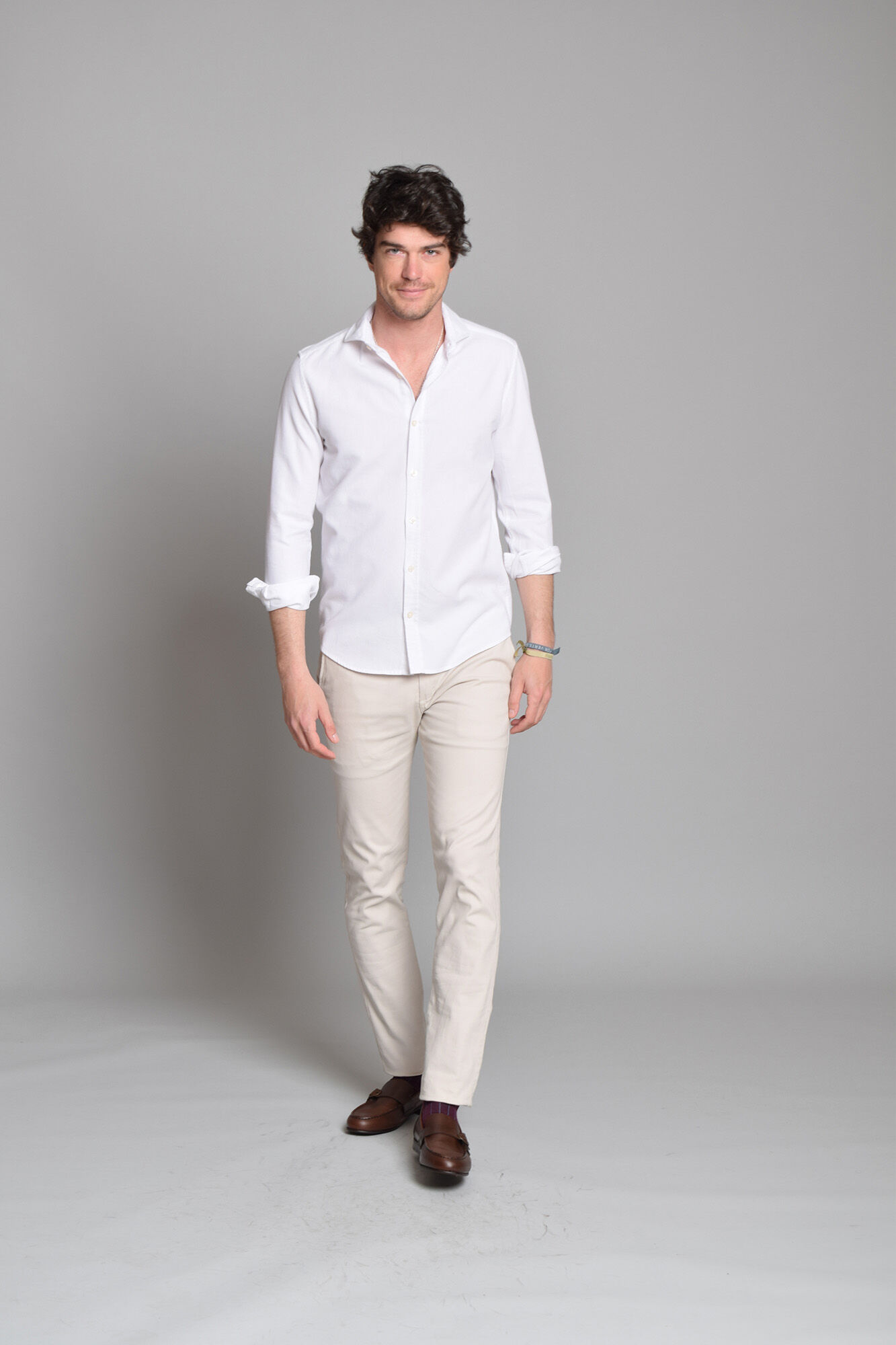 Cloking Camisa Piqu&eacute; Branco