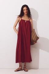 Cortefiel Fluid dress Red