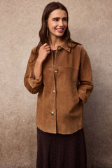 Slowlove Sobrecamisa de pele Tostado