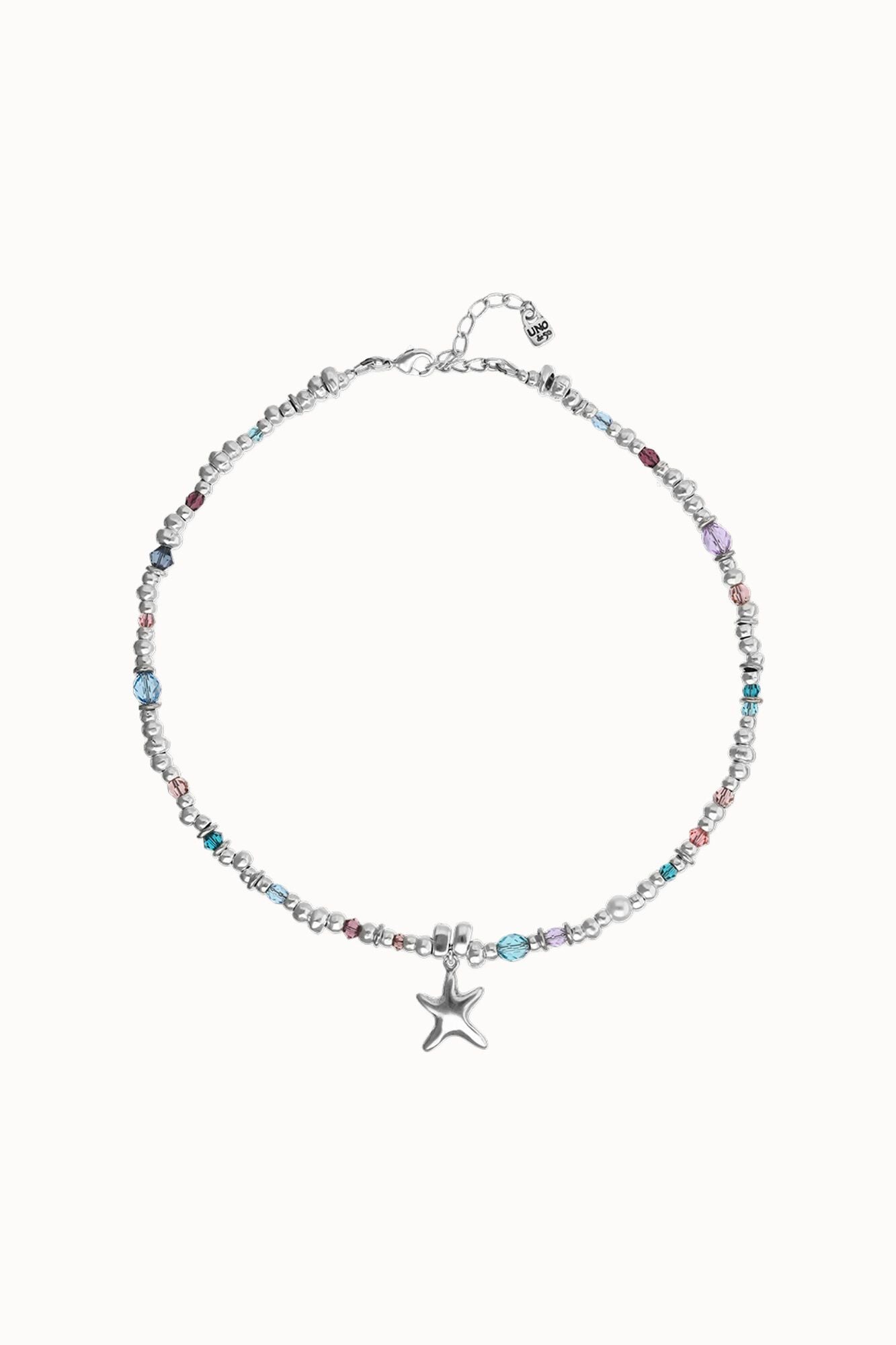 UNOde50 Collar estrella mar ba&ntilde;o plata