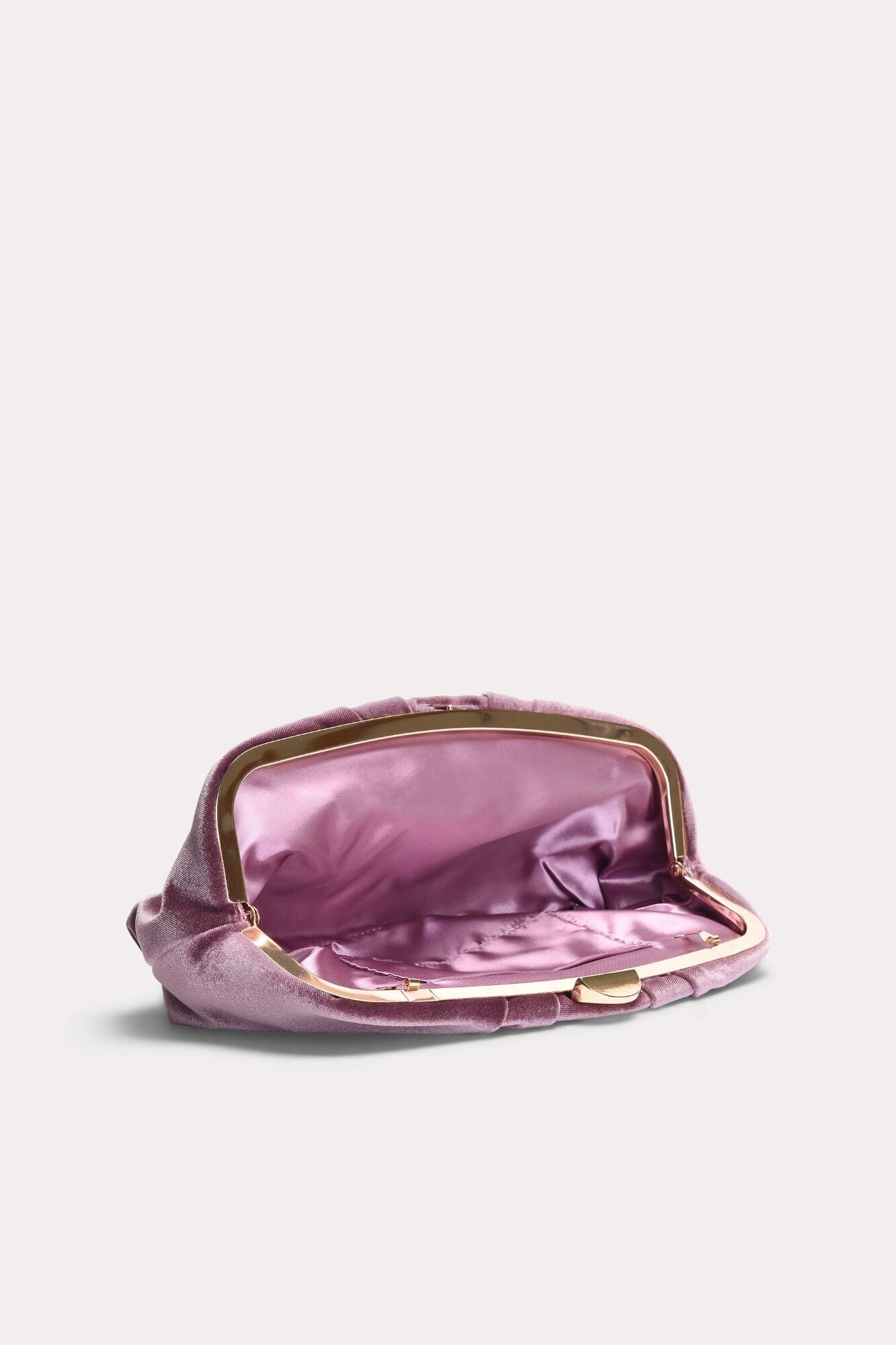 Azarey Velvet handbag Lilac