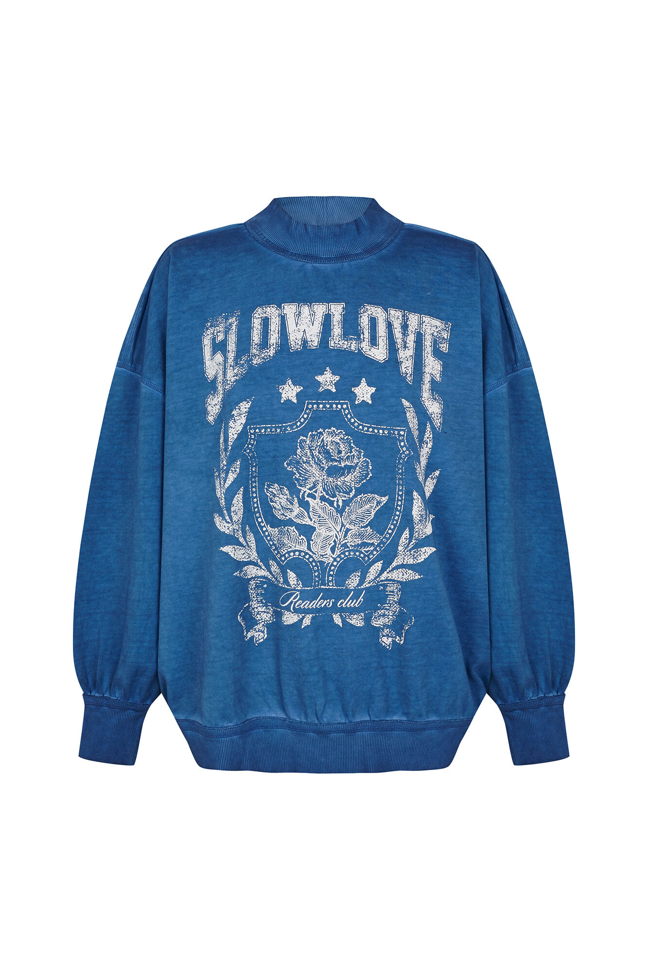 Slowlove Sweatshirt oversize Azul