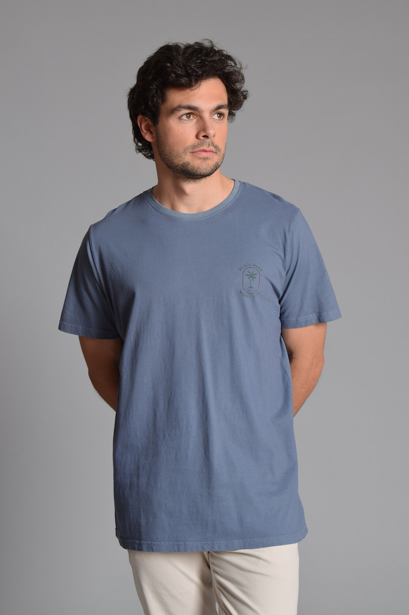 Cloking T-shirt lavada sunshine gang Azul