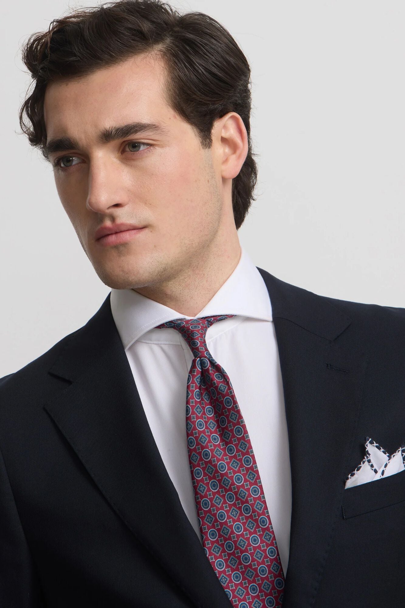 Silbon Blazer de fato natural stretch Azul