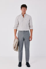 Cortefiel Cal&ccedil;as chino slim confort Cinzento