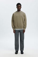 Selected Sweatshirt 100% algod&atilde;o org&acirc;nico Verde