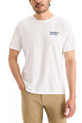 Dockers T-shirt decote redondo Impress&atilde;o