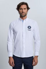 Valecuatro Camisa branca bordada Branco