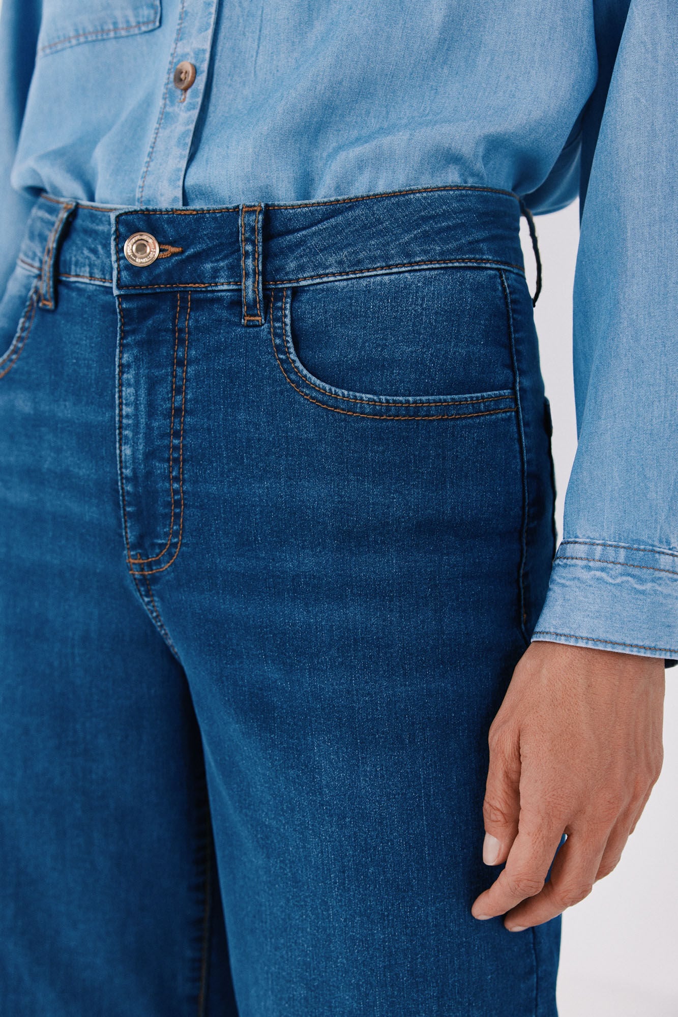 Cortefiel Marine Sensational jeans Blue