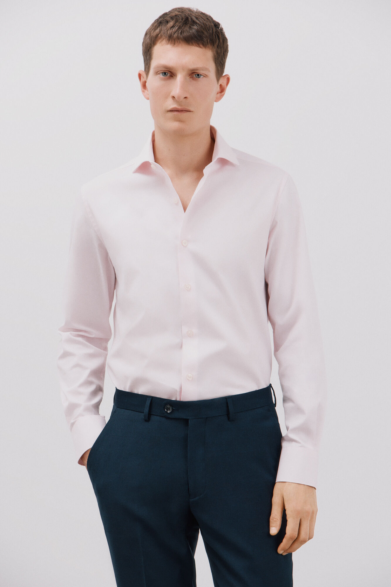 Cortefiel Plain easy-iron dress shirt