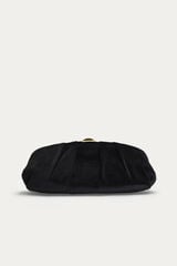 Azarey Velvet handbag Black