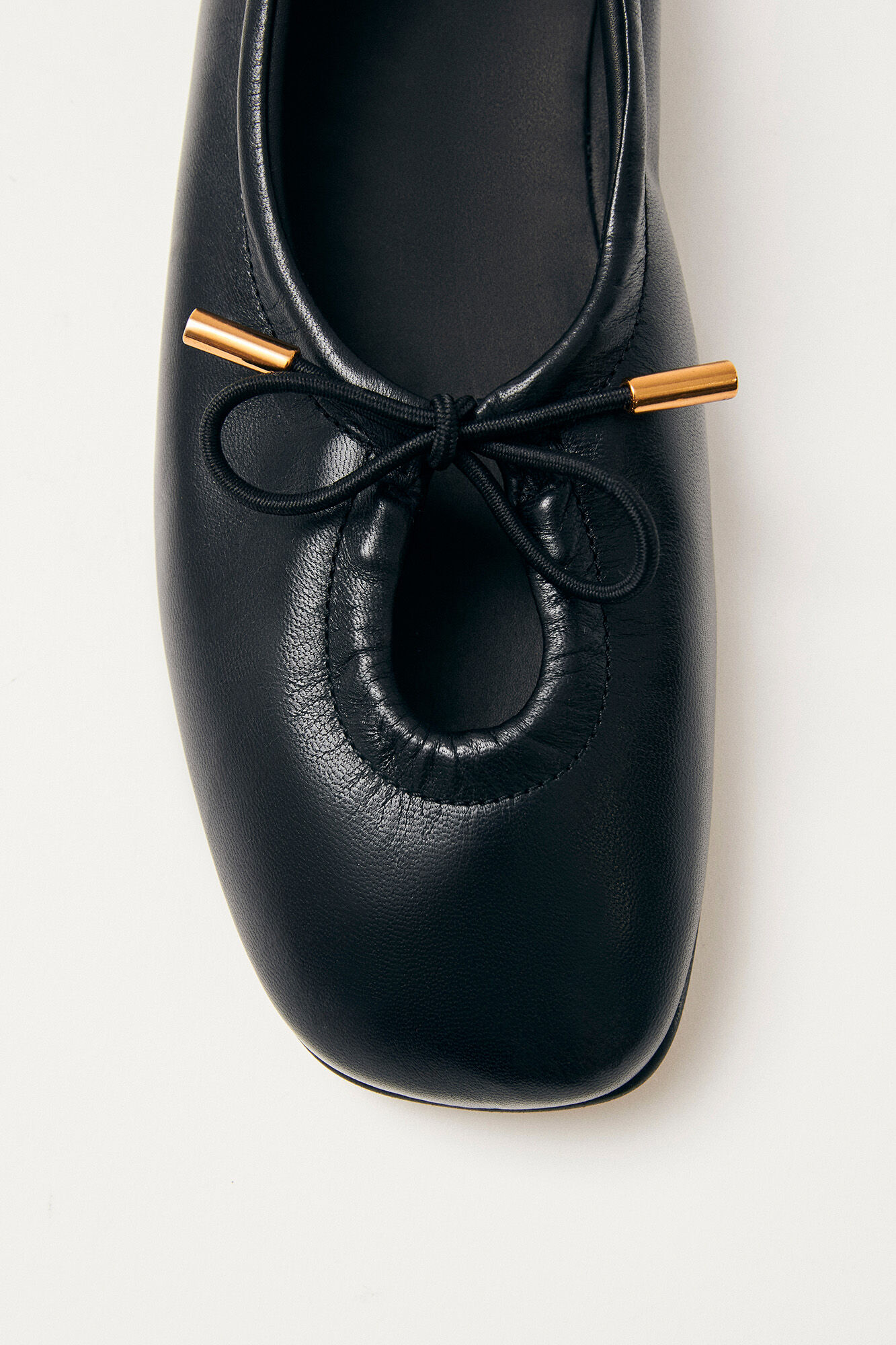 Alohas Rosalind leather ballet flats Black