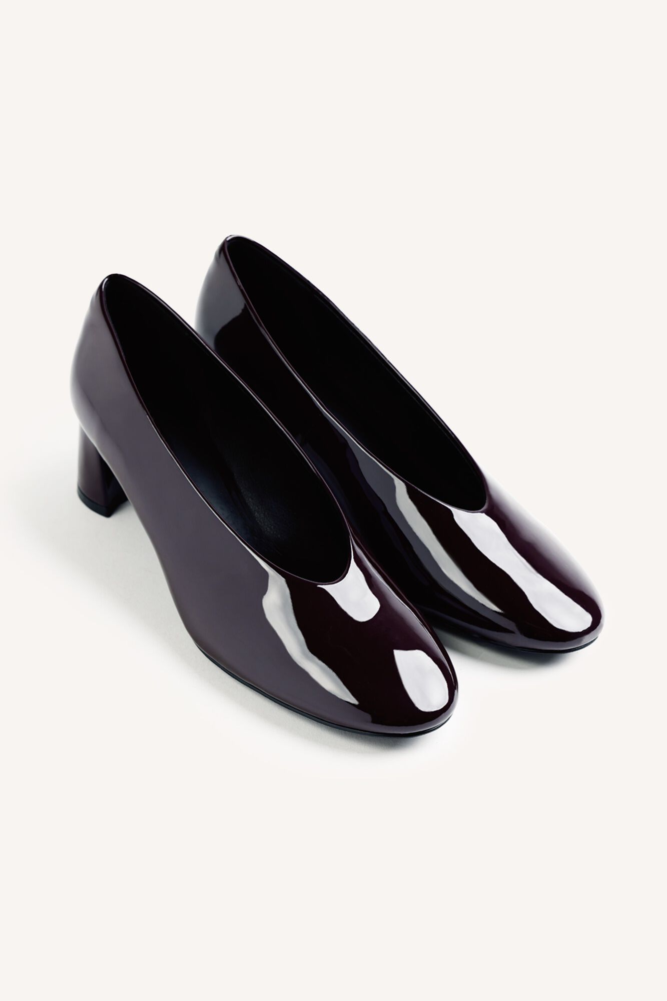 Gioseppo Sapatos de salto alto efeito verniz