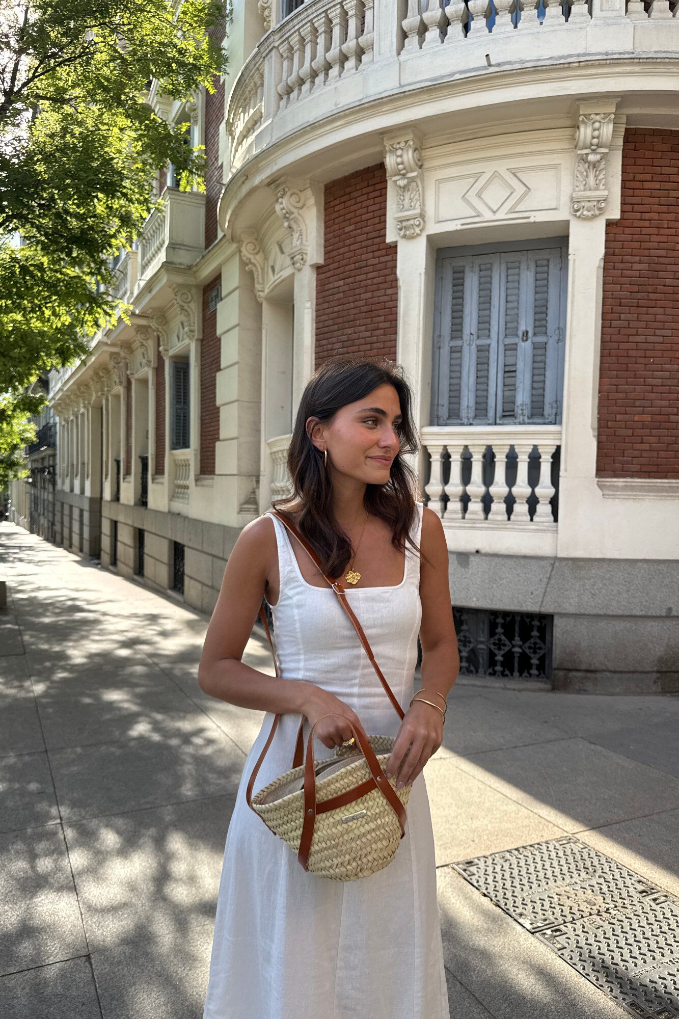 The Code Bolsa tote de pele Verona Castanho