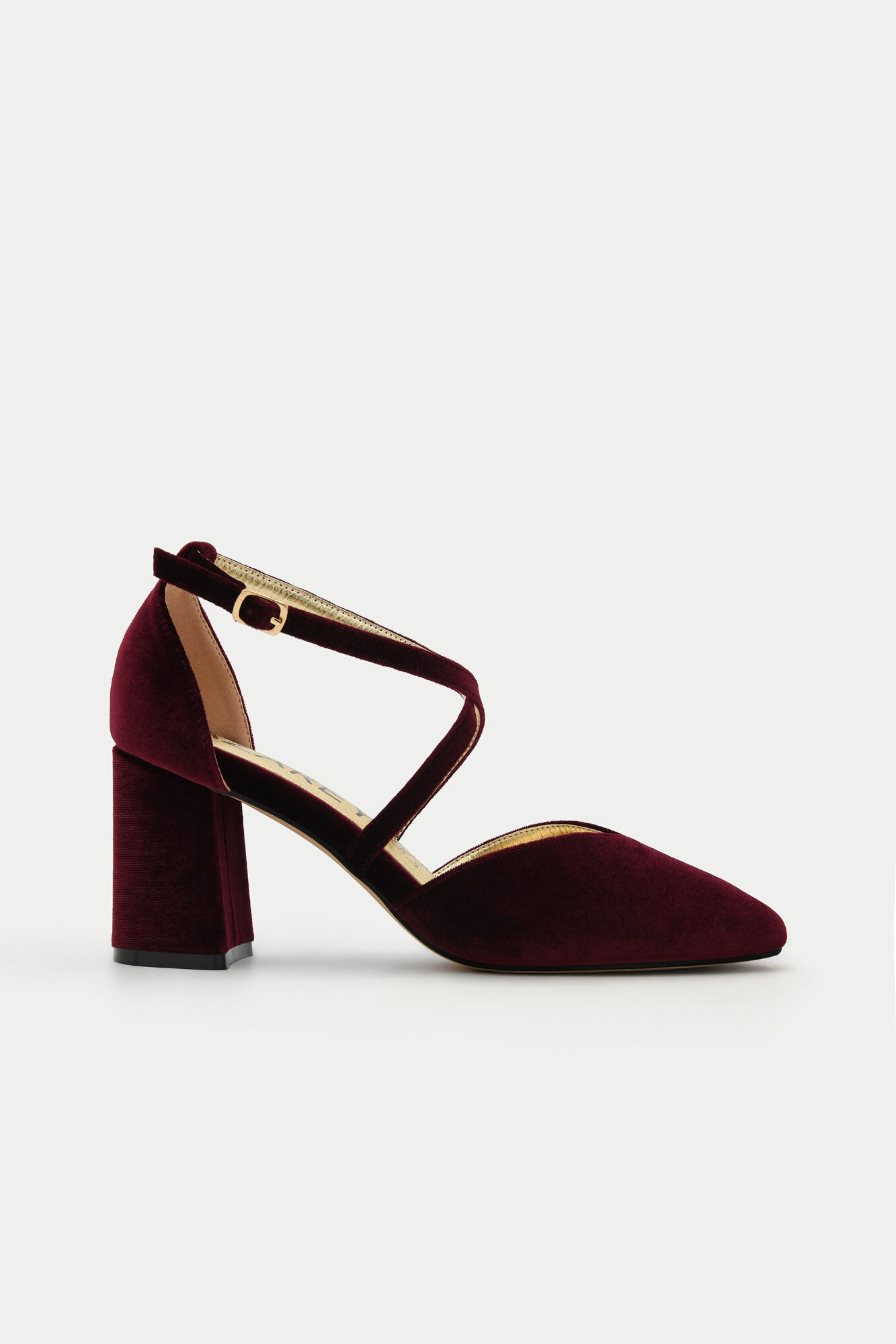 Azarey Zapato terciopelo puntera cerrada