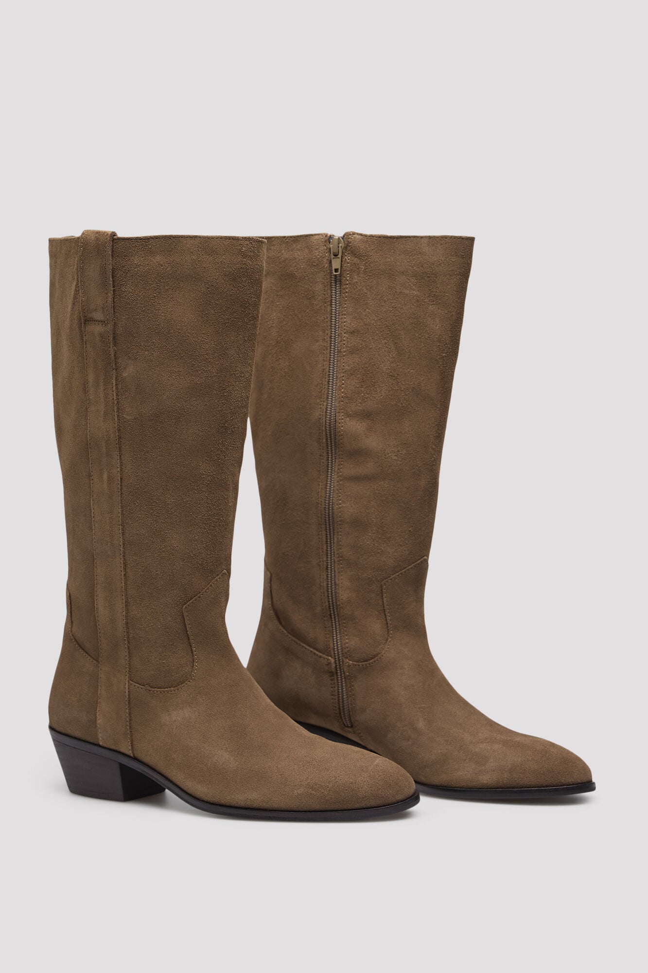 Cortefiel Bota campera piel
