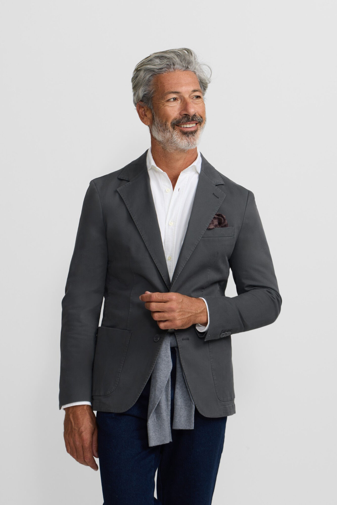 Silbon Americano casual Cinzento