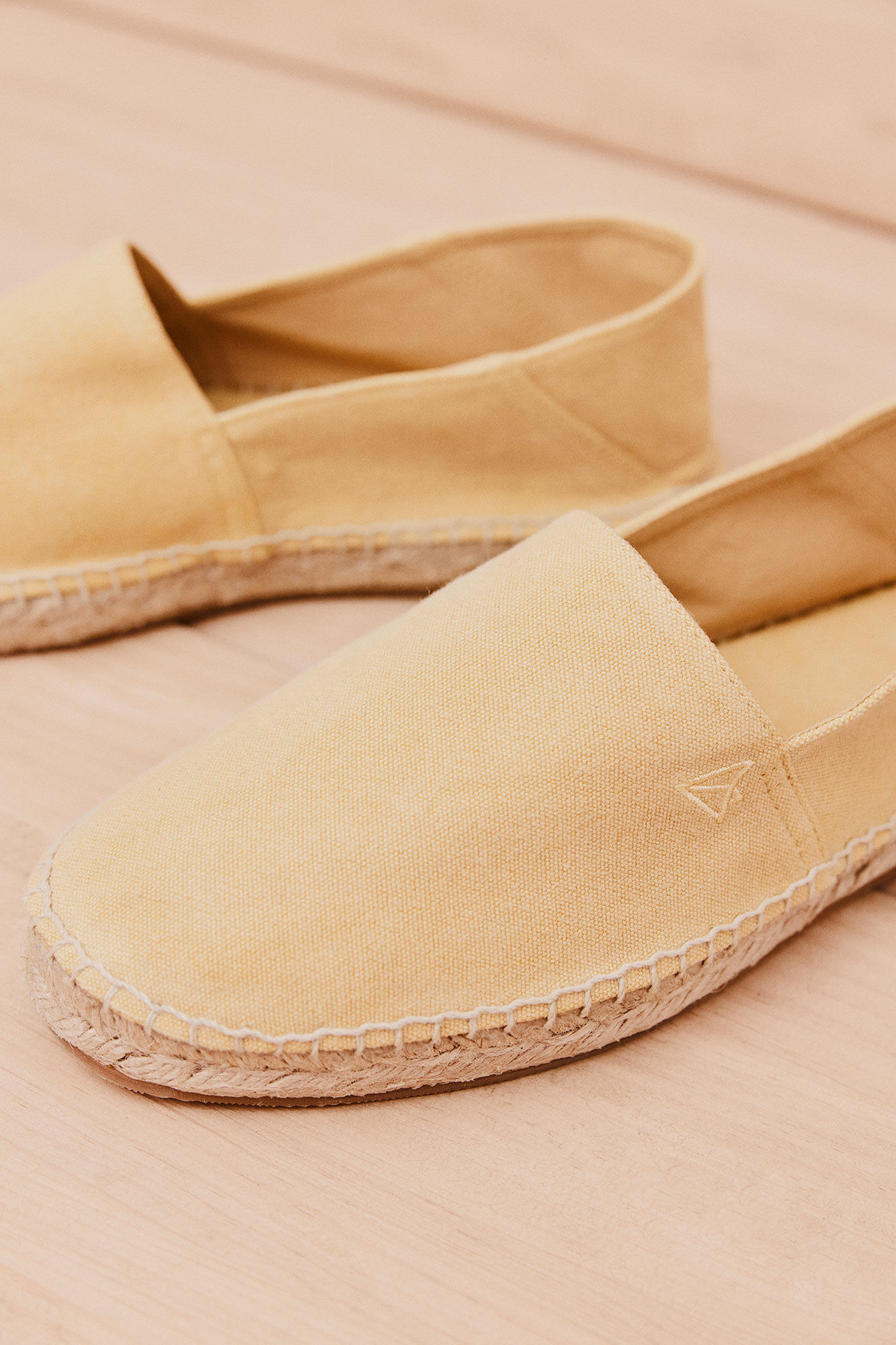 OOTO Fabric espadrille Gold