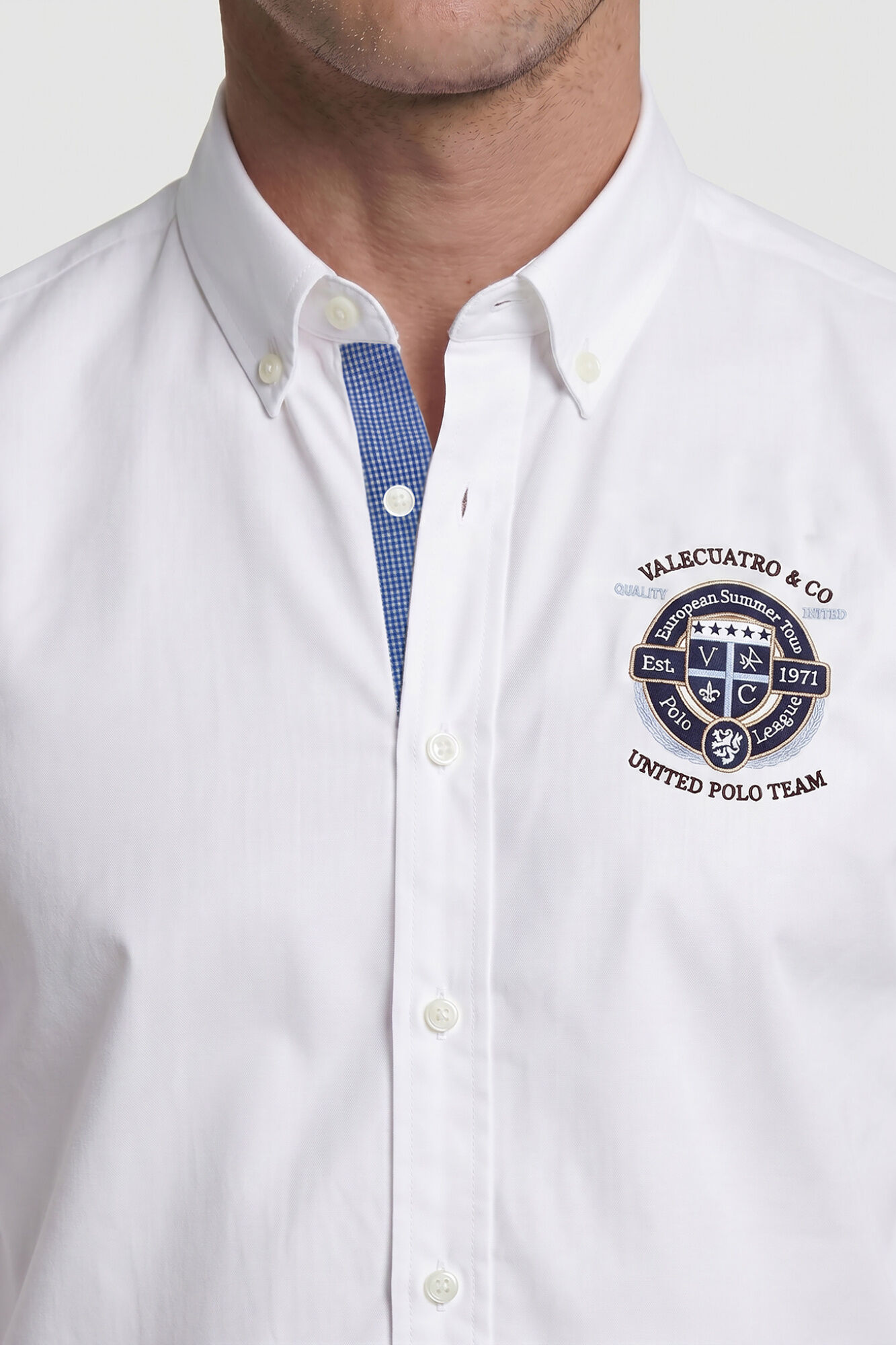 Valecuatro Camisa semibordada United Polo